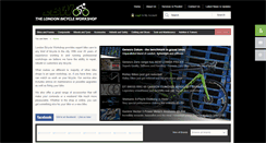 Desktop Screenshot of londonbicycleworkshop.com